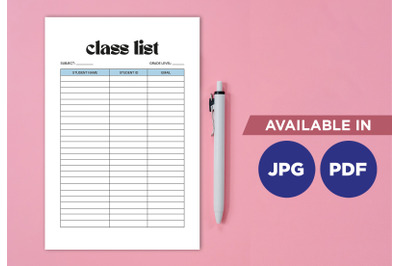 teacher planner for printing planifier sheet