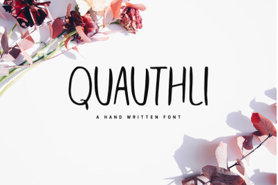 Quauthli Handwritten Font