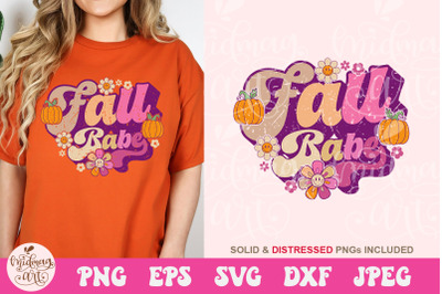 Fall Babe SVG, Retro Fall Sublimation