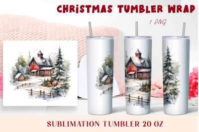 Winter tumbler wrap design Christmas tumbler sublimation