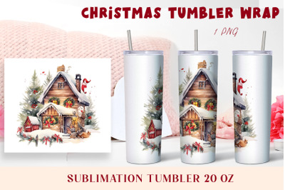 Winter tumbler wrap design Christmas tumbler sublimation