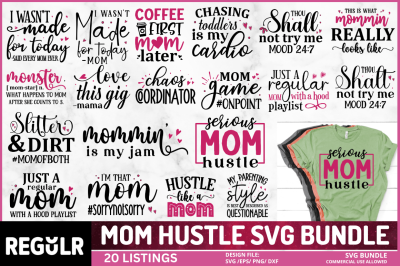 Mom Hustle svg Bundle