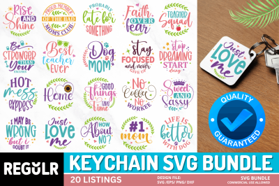 Keychain SVG Bundle