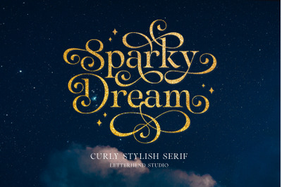 Sparky Dream - Curly Stylish Serif