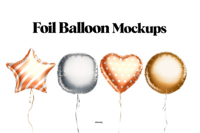 Foil Balloon Mockups