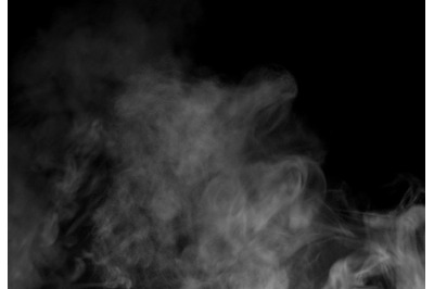 Smoke photo overlay composition image set