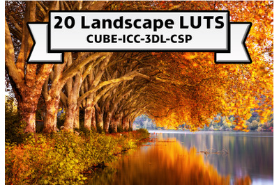 Landscape LUT collection photo filter color table