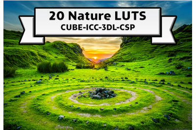 Nature LUT collection photo filter color table