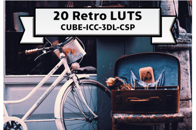 Retro LUT collection photo filter color table