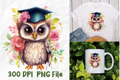 School Owl Teacher Flower