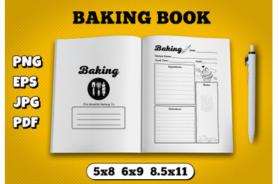 Baking book amazon kdp interior for kindle publisher