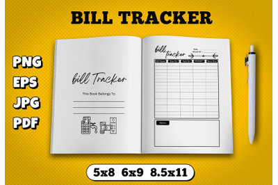 Bill tracker amazon kdp interior for kindle publisher