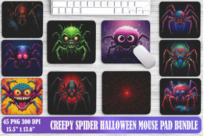 Spooky Spider Halloween Mouse Pad Bundle