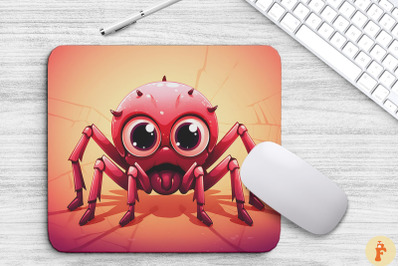 Cartoon Cute Spider Mouse Pad