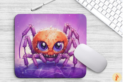 Cute Funny Spider Mouse Pad