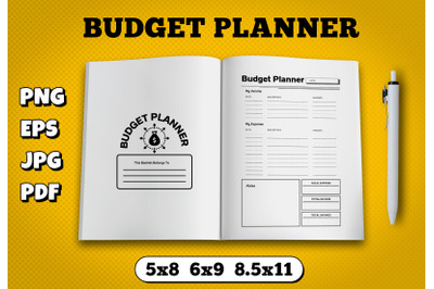 Budget planner amazon kdp interior for kindle publisher