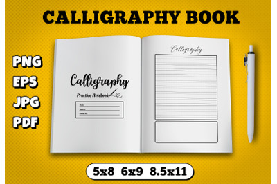 Calligraphy book amazon kdp interior for kindle publisher