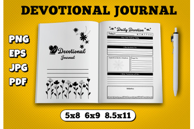 Devotional journal amazon kdp interior for kindle publisher