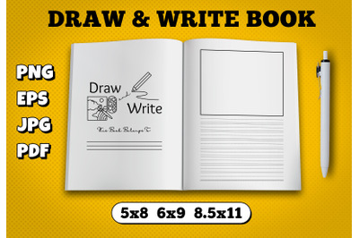 Draw &amp;amp; write amazon kdp interior for kindle publisher