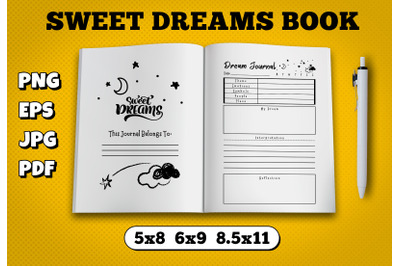 Dreams book amazon kdp interior for kindle publisher