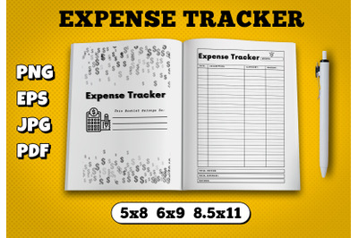 Expense tracker amazon kdp interior for kindle publisher