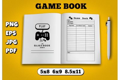 Game book amazon kdp interior for kindle publisher