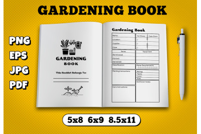 Gardening book amazon kdp interior for kindle publisher