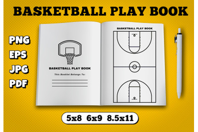 Basketball play book amazon kdp interior for kindle publisher