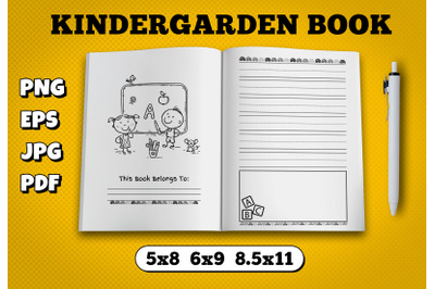 Kindergarden book amazon kdp interior for kindle publisher