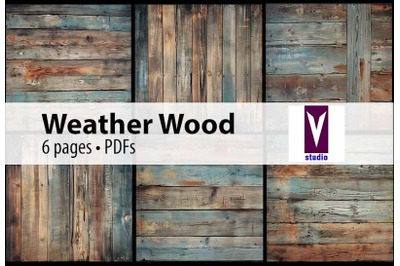 Weathered Wood Papers
