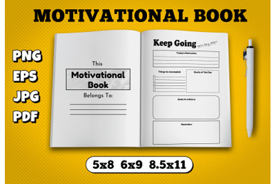 Motivational book amazon kdp interior for kindle publisher