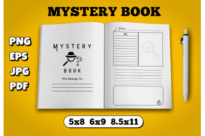 Mystery book amazon kdp interior for kindle publisher