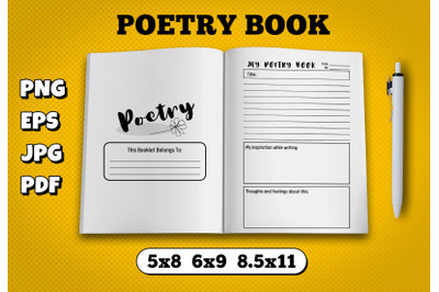 Poetry book amazon kdp interior for kindle publisher