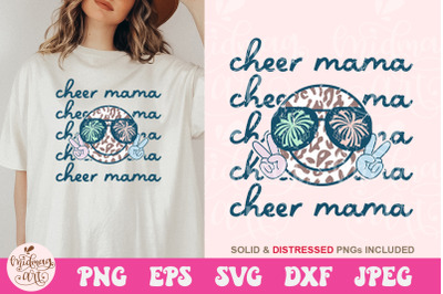 Cheer mama SVG, Sports sublimation