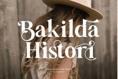 Bakilda Histori Ligature Serif Font