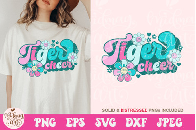 Tiger cheer SVG, sports sublimation