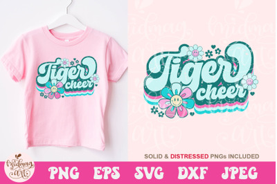 Tiger cheer SVG, sports sublimation