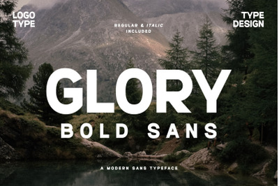 Glory Sans Serif Font
