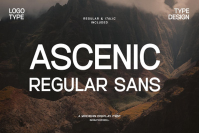 Ascenic Sans Serif Font