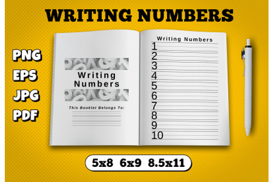 Writing numbers amazon kdp interior for kindle publisher