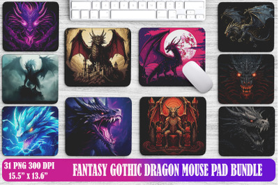 Fantasy Gothic Dragon Mouse Pad Bundle