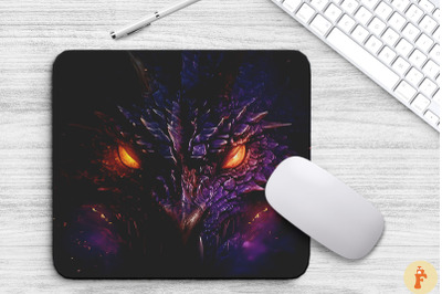 Humongous Dragon Eyes Mouse Pad