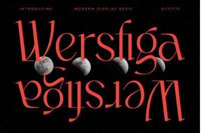 Wersfiga Typeface