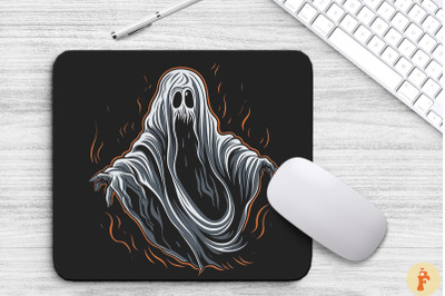 Horror Ghost Mouse Pad