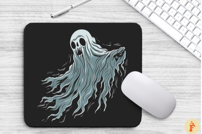 Horror Ghost Mouse Pad