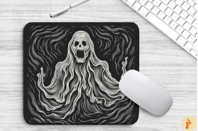 Screaming Ghosts Mouse Pad