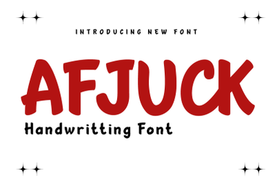 AFJUCK | Handwriting Display