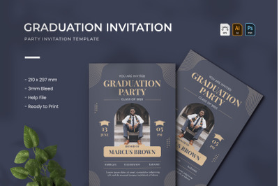 Graduation - Party Invitation