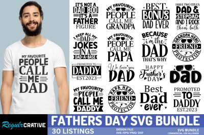 Father&#039;s Day SVG Bundle