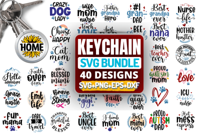 Keychain SVG Bundle